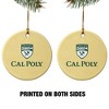 Cal Poly Primary Logo Porcelain Holiday Christmas Tree Ornament - 2 of 4