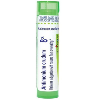 Antimonium Crudum 8X by Boiron Homeopathic Single Medicine For Digestive  -  80 Pellet