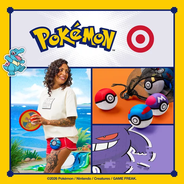 Pokémon x Target, ©2026 Pokémon / Nintendo / Creatures / GAME FREAK.