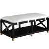 48.5" Silas Rectangle Storage Bench with Removable Cushion - miBasics - 2 of 4