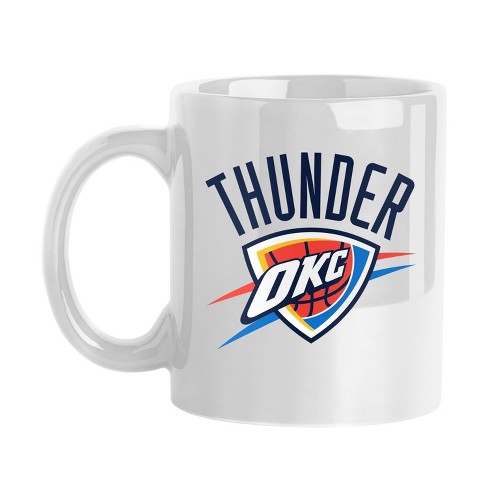 Simple Modern Officially Licensed NBA Oklahoma City Thunder Drinkware   Insulated Stainless Steel Tumbler Travel Mug Oklahoma City Thunder 24oz  Tumbler Thunder Logo