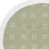Sweet Jojo Designs Boy or Girl Gender Neutral Unisex Baby Tummy Time Playmat Boho Hatch Green and White - 3 of 4