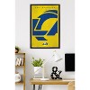 Trends International NFL Los Angeles Rams - Logo 25 Framed Wall Poster Prints - 2 of 4