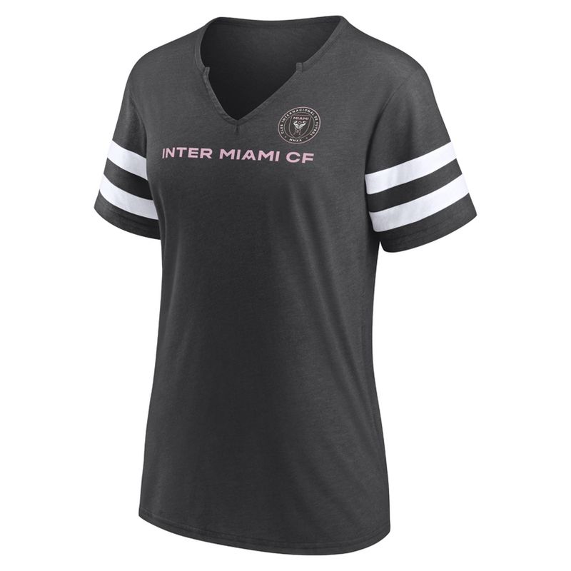 MLS Inter Miami CF Women&#39;s Split Neck T-Shirt, 2 of 4