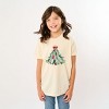 Christmas Tree Stitched - Youth Short Sleeve Graphic T-Shirt - 3 of 4
