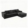 104" Cloud Corduroy L-Shaped Sectional Sofa with Chaise - 4 of 4