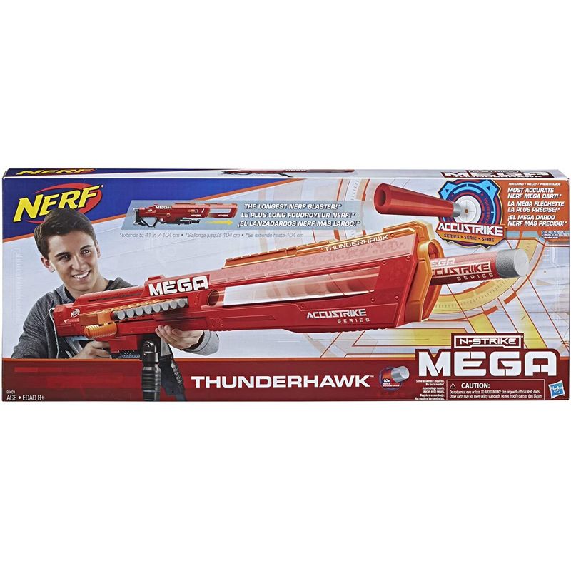 Nerf N-Strike Mega Accustrike Thunderhawk Blaster with 50 Nerf Mega Darts, 4 of 7