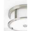 Progress Lighting Mast 2-Light Flush Mount, Brushed Nickel, Etched Glass Shade - 3 of 4