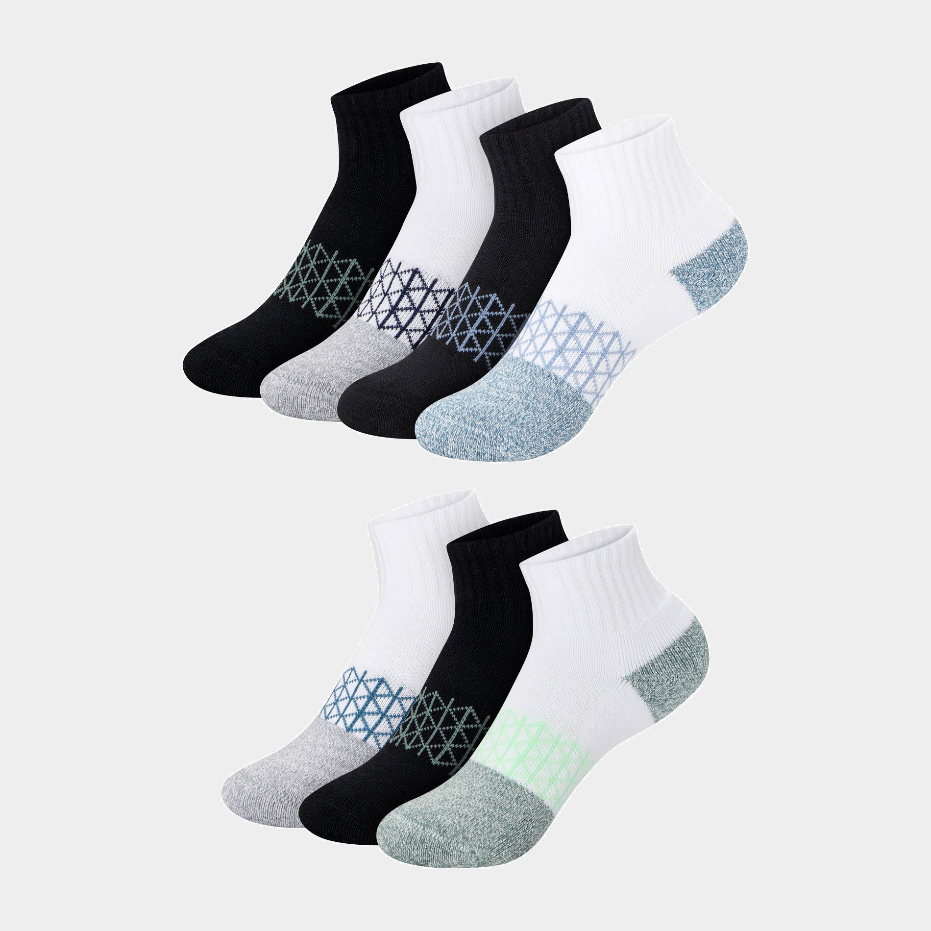 Hanes 7pk Absolute Active Ankle Socks