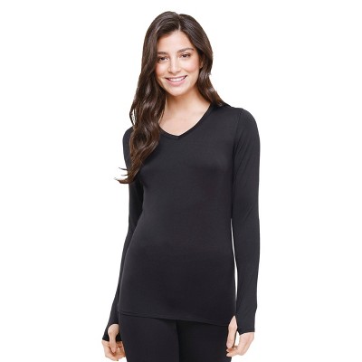 cuddl duds women's active thermal top