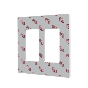 NCAA ACC Universities Fashion Pattern Hidden-Screw Light Switch Plate for Double Rocker - 1 of 4