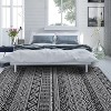 Acekool 8x10 Boho Rug - Washable Geometric Carpet with Non-Slip Backing - 3 of 4