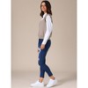 INSPIRE CHIC Women's V-Neck Sleeveless Uniform Classic Knitted Pullover Sweater Vest - 2 of 4