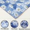 Unique Bargains White Flower Printed Square Shaped Tablecloth 24 x 24 Inch 1 Pc - 4 of 4