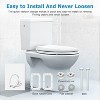 Toilet Seats Elongated,Extra Long Toilet Seat,Built-In Potty Training Seat for Toddlers, Easy Installation & Release with Hardware - 4 of 4