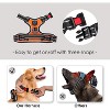 For 33-80 lbs Dogs,No Pull Dog Harness Medium Reflective Front Clip Vest with Handle - 3 of 4