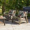 ARTPLAN Deep Seat Outdoor Cushion,Set 24"x24"x6" ,18x24" Bench Outdoor Chair Cushions, Polyester Fill Back for Patio Furniture ,Square - 3 of 4