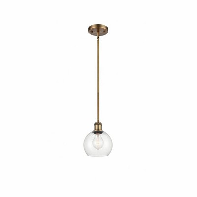 Athens - 1 Light Mini Pendant In Industrial Style-7.88 Inches Tall and 6 Inches Wide