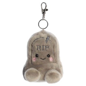 Aurora Mini Thom Tombstone Palm Pals Spooky Clip-On Gray 3.5