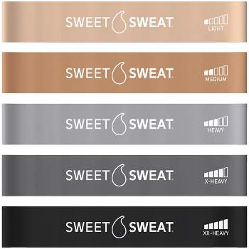 Sports Research Sweet Sweat Mini Loop Fitness Bands - 5-Pack