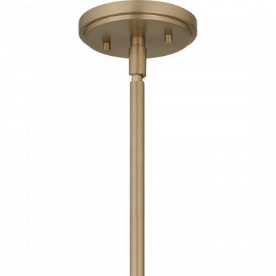 Renee 15'' Bronze Gold Glass 4-Light Pendant
