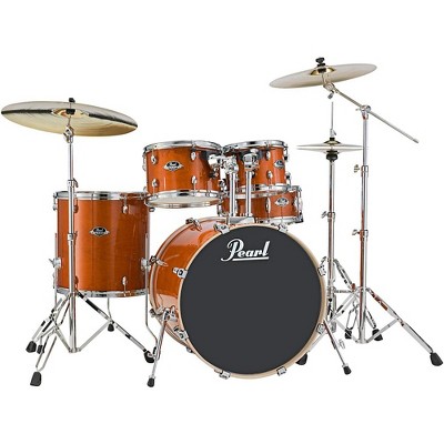 Pearl Export EXL New Fusion 5-Piece Drum Set with Hardware Honey Amber