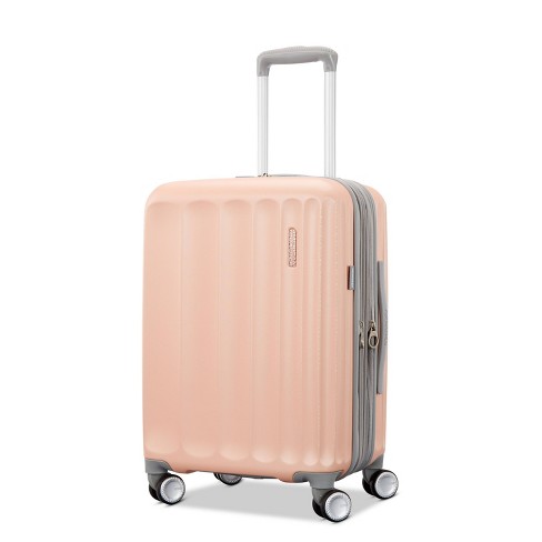 American Tourister Multiply Double Expansion Hardside Carry On Spinner  Suitcase - Mellow Peach