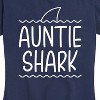 Women's - Instant Message - Auntie Shark Short Sleeve Graphic T-Shirt - 2 of 4