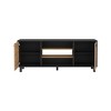 NicBex TV Stands for 60 inch TV,Modern Entertainment Center with 2 Cabinets and 3 Shelves,TV Console for Living Room, Bedroom, Home,Brown - 4 of 4