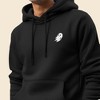 Dalix Embroidered Ghost Hoodie Soft Fleece Hood Sweatshirt Mens - 4 of 4