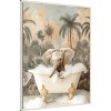 Amanti Art Elephant Bubble Delight by Niky Rahner Framed Canvas Wall Art - 2 of 4