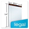 TOPS Docket Ruled Perforated Pads 8 1/2 x 14 White 50 Sheets Dozen 63990 - 2 of 4