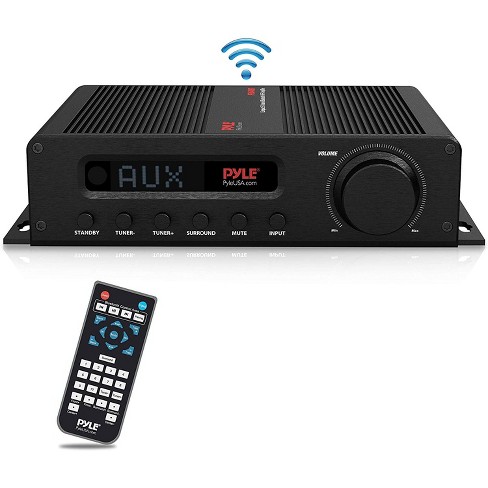 Pyle Pfa540bt Bluetooth Wireless 5 Channel Home Theater Audio Amplifier Surround Sound Stereo Receiver W Hdmi Output Fm Radio Aux And 12v Adapter Target