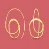 Ross-Simons 14kt Yellow Gold Curled Wire Drop Earrings - 4 of 4
