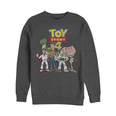 Men's Toy Story Character Logo Party Sweatshirt