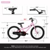 VisioGear 20 Inch Kids' Bike, Single Speed Boys Girls Child Bicycles for 3-5Years - 3 of 4
