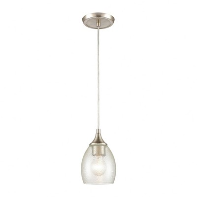 Elk Home Miranda 1 - Light Pendant in  Satin Nickel
