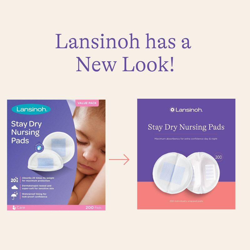 Lansinoh Stay Dry Disposable Nursing Pads, 3 of 12