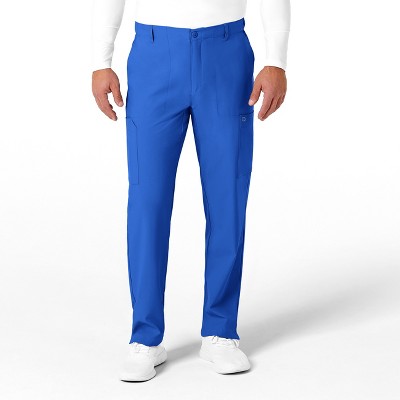 Wink W123 Men's Flat Front Cargo Scrub Pant
