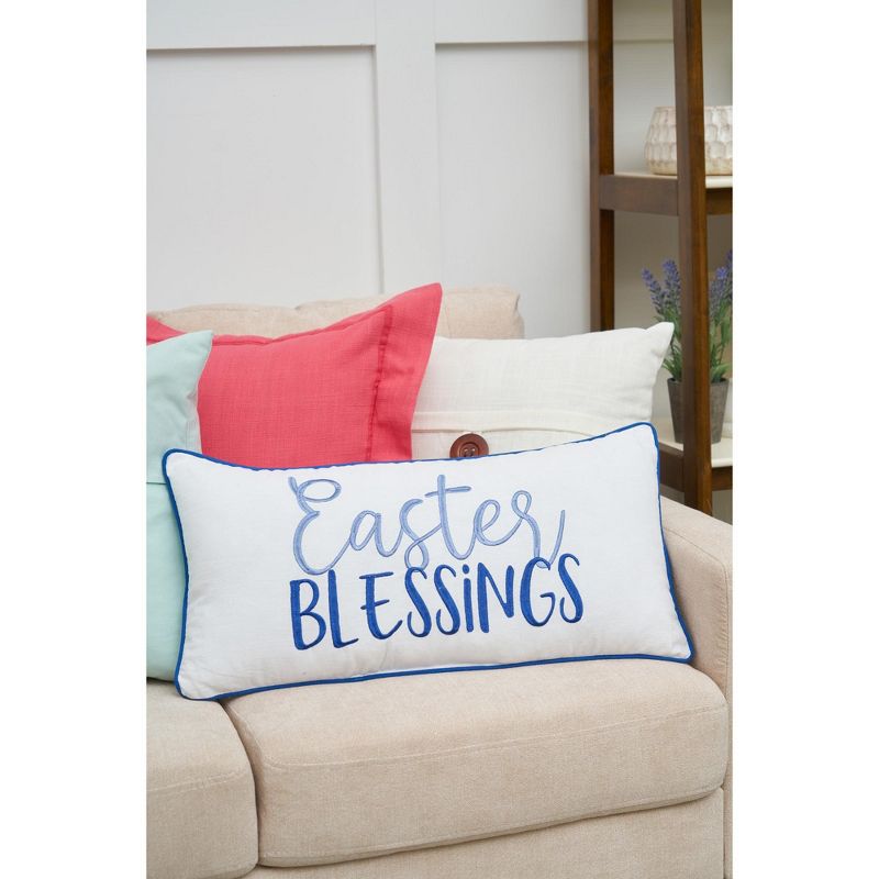 C&F Home 12" x 24" Easter Blessings Embroidered Throw Pillow, 3 of 5