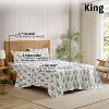HLC.ME Floral Multi-Piece Bed Sheets Set - Wrinkle Resistant & Ultra Soft - Fits Mattresses up to 15 Inches Deep - 3 of 4