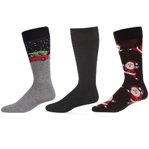 MeMoi Christmas Men's Sock Assortment - 1 of 2