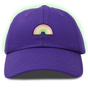 Dalix Robot Embroidered Glow in the Dark Retro Dad Hat Cotton Baseball Cap Adjustable Mens - 1 of 4