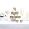 Big Dot of Happiness Tan Confetti Stars - Simple Party Decorations - Party Cupcake Wrappers - Set of 12 - 2 of 4