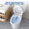 Whizmax 17" Toilet, Round Toilets for Bathrooms, Two-Piece Toilet with Soft Close Seat, 1.28 Siphonic Flush Toilet with Universal Height Cotton White - 4 of 4