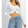 Women's CAPE WEEKEND BUTTON CROP CARDIGAN - SUNDAYUP - image 2 of 4