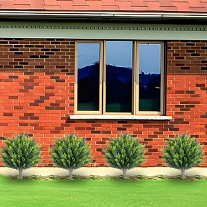 Artificial Topiary Ball Tree with Spike,Artificial Cedar Tree for Home Decor - 1 of 4