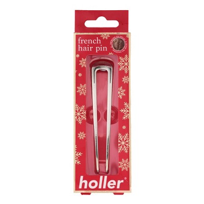 Holler and Glow So Classy French Hair Pin - Silver