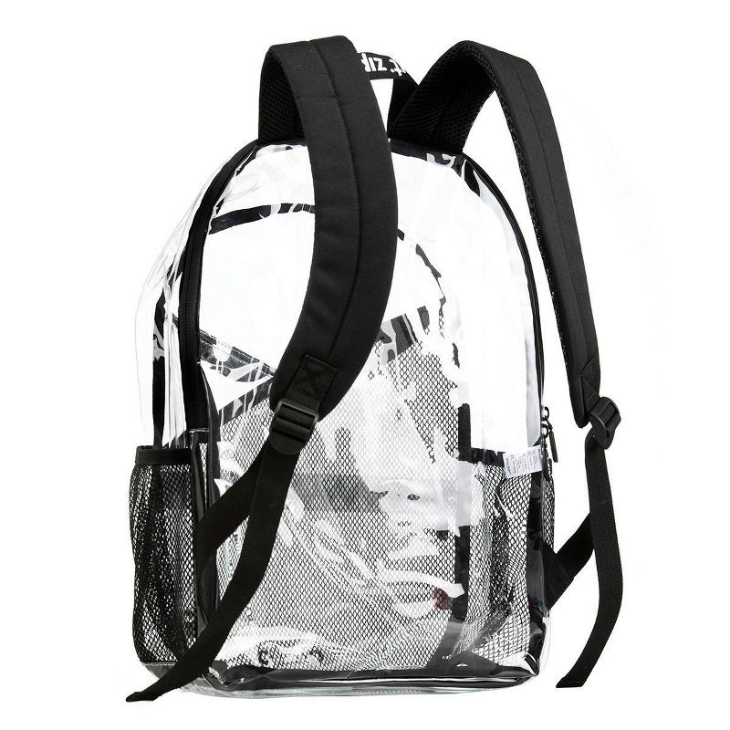 ZIPIT Clear Razor 17&#34; Backpack - Transparent, 5 of 11