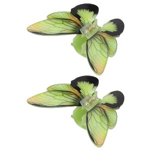Unique Bargains Women's Butterfly Hair Clips 2 Pcs - 1 of 3